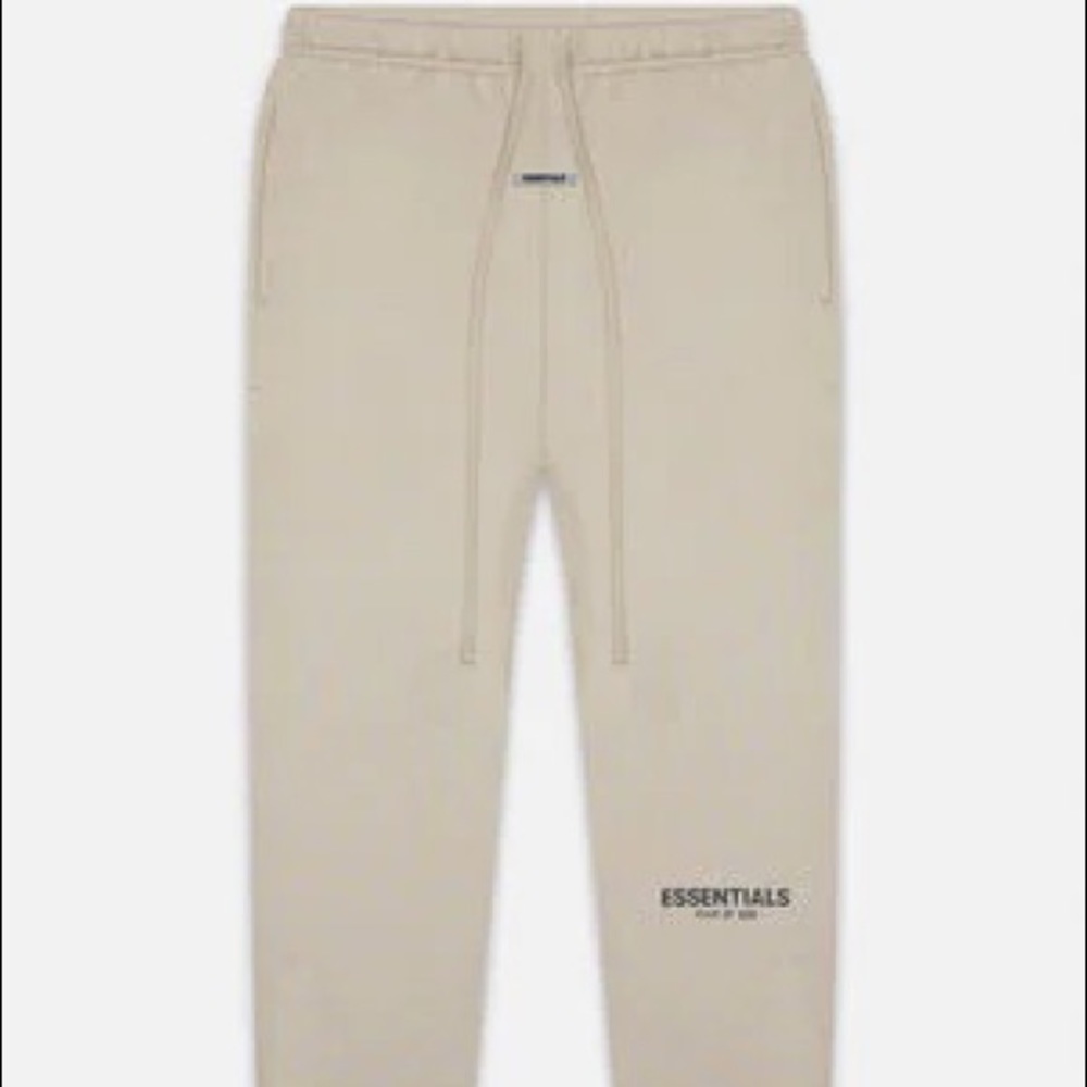 Essentials FEAR OF GOD Sweatpants - Tan Men’s Size S